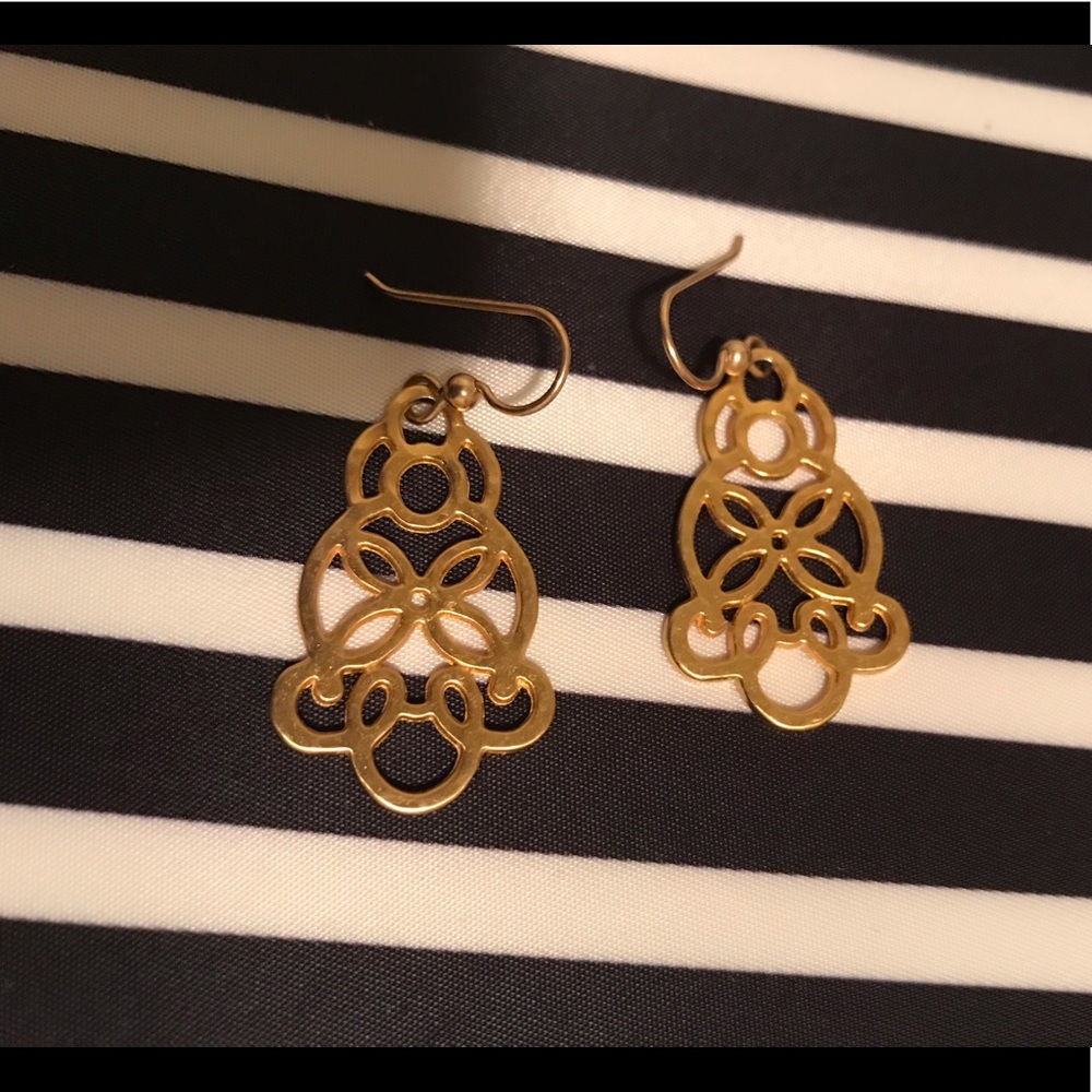 Gold Dangle Earrings